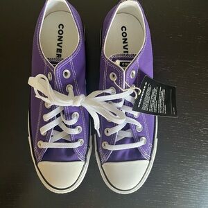 New Converse Chuck Taylor All Star Purple Sneakers